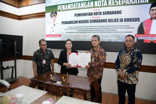 Nota Kesepakatan Pemkot Semarang–PN Kelas IA: Dorong Layanan Hukum Cepat dan Transparan