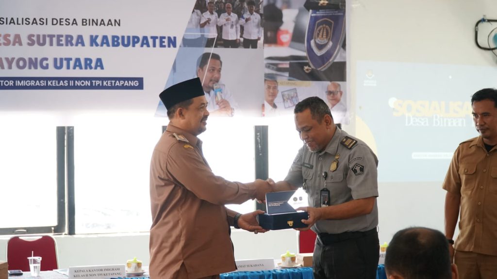 Desa Sutera Jadi Desa Binaan Imigrasi Pertama di Kayong Utara, Sukadana Siap Jadi Garda Pengawasan WNA