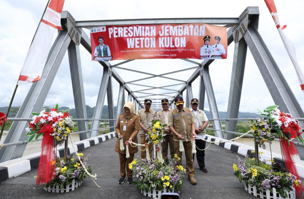 BNPB Resmikan Jembatan Weton Kulon di Kebumen: Akses Warga Pulih, Ekonomi Bergerak Lagi
